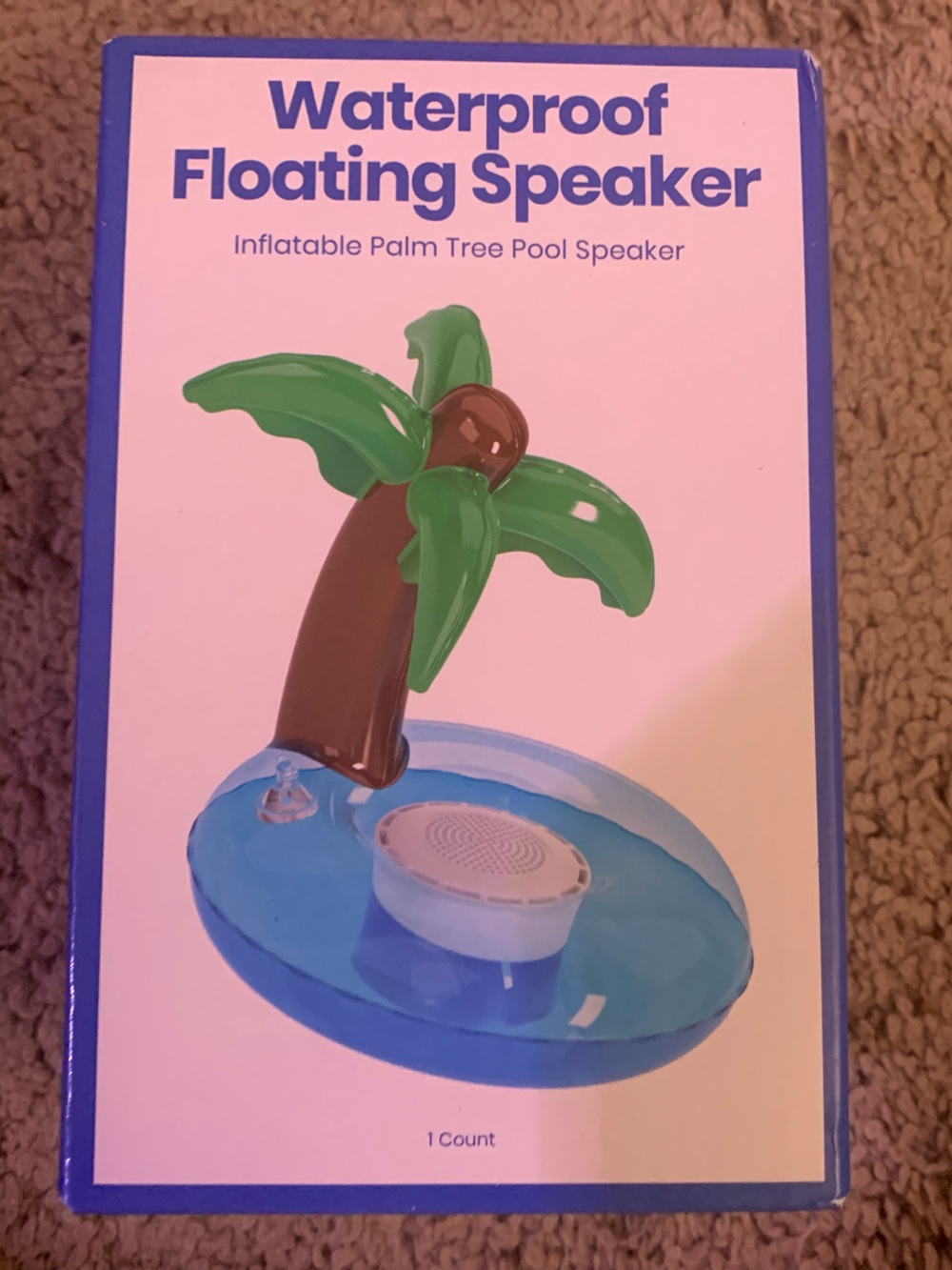 Waterproof Floating Speaker Inflatable Palm Tree